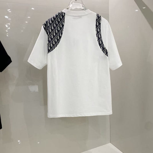Monogram Strap & Bee Accent T-shirt