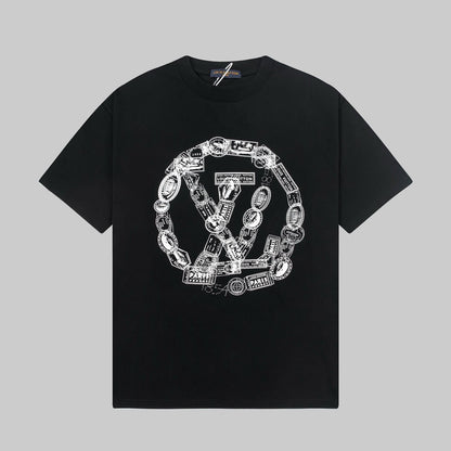 T-shirt imprimé chaîne