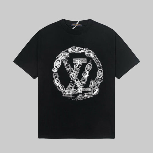 T-shirt imprimé chaîne