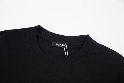 T-shirt imprimé lettre en aluminium