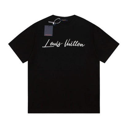 T-Shirt mit fliegendem Haus-Print