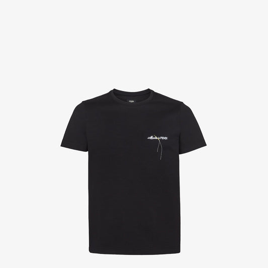 T-shirt imprimé lettres blanches