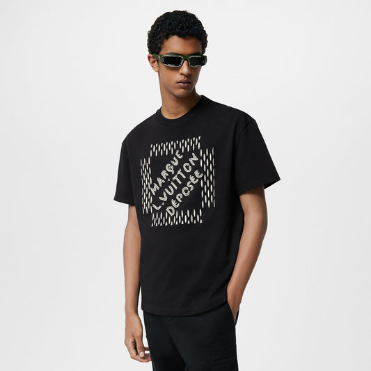 T-shirt imprimé lettre