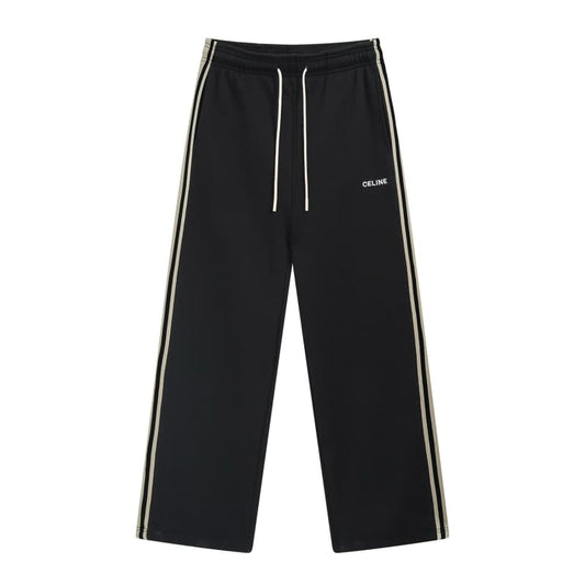 Embroidered Cotton Casual Pants