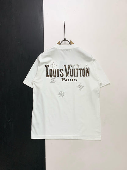 T-shirt avec lettres en strass