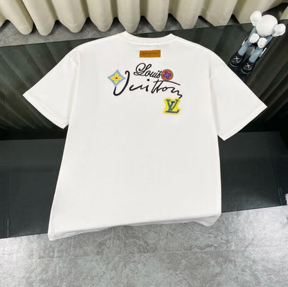 2025 Floral Embroidery T Shirt