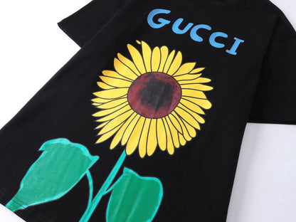 T-shirt imprimé tournesol