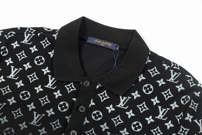 Polo à imprimé dégradé
