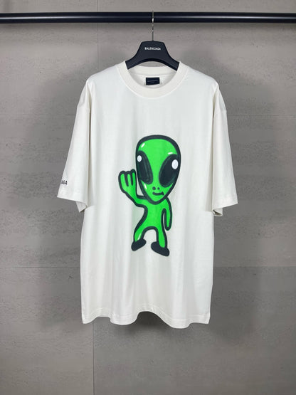 T-shirt imprimé extraterrestre