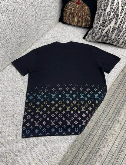 T-shirt à diamants colorés
