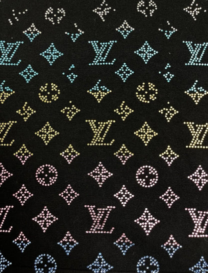 T-shirt à diamants colorés