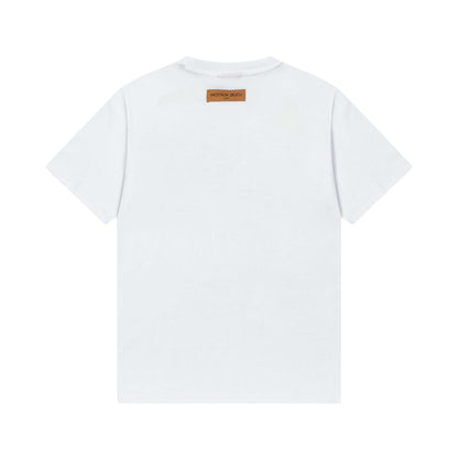 T-shirt imprimé lettres colorées
