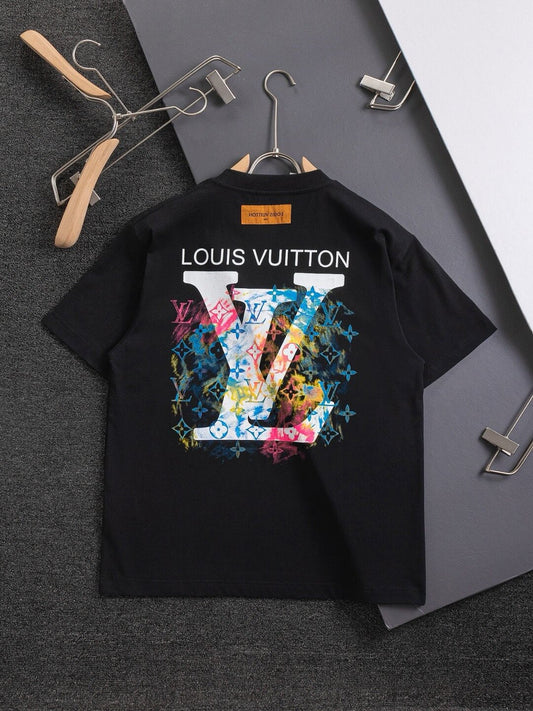 T-shirt brodé à motifs colorés