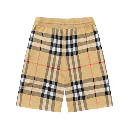 Short en tricot rayé