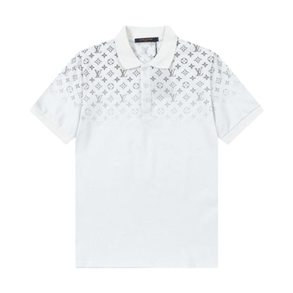 Polo à imprimé dégradé