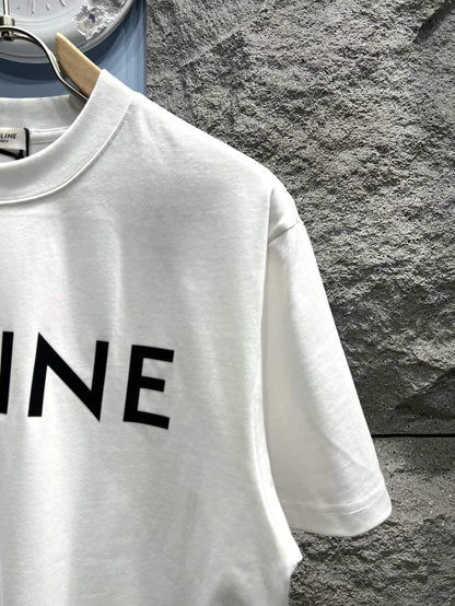 T-shirt imprimé lettres classiques