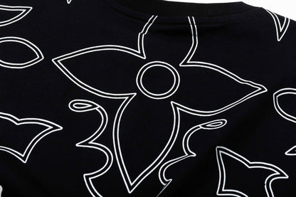 T-shirt à rayures imprimées