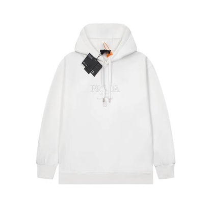 Sweat à capuche brodé à motif classique