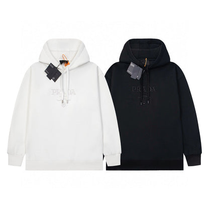 Sweat à capuche brodé à motif classique