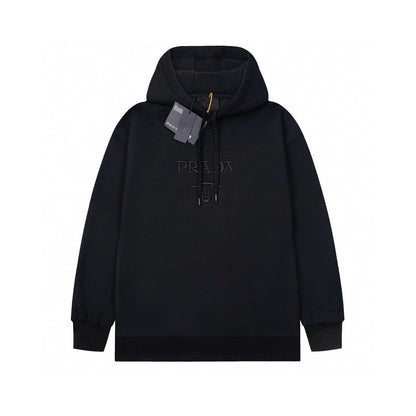 Sweat à capuche brodé à motif classique