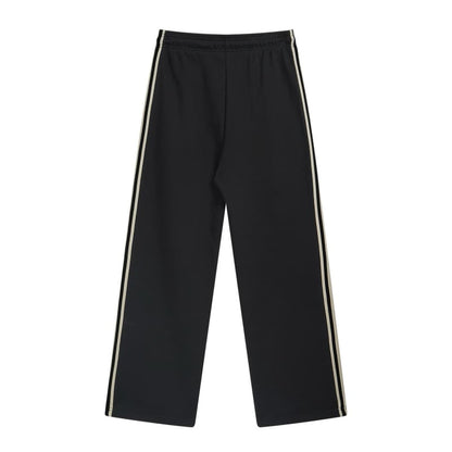 Embroidered Cotton Casual Pants