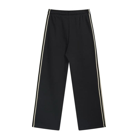 Embroidered Cotton Casual Pants