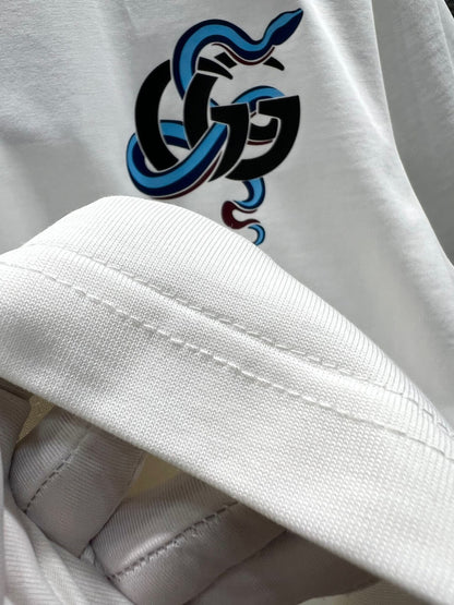 T-shirt GG imprimé serpent