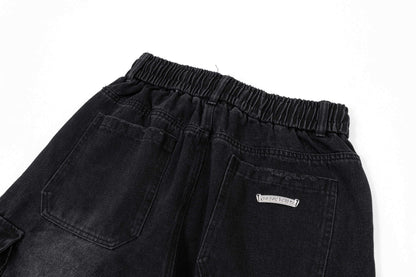 Vintage Washed Denim Jeans