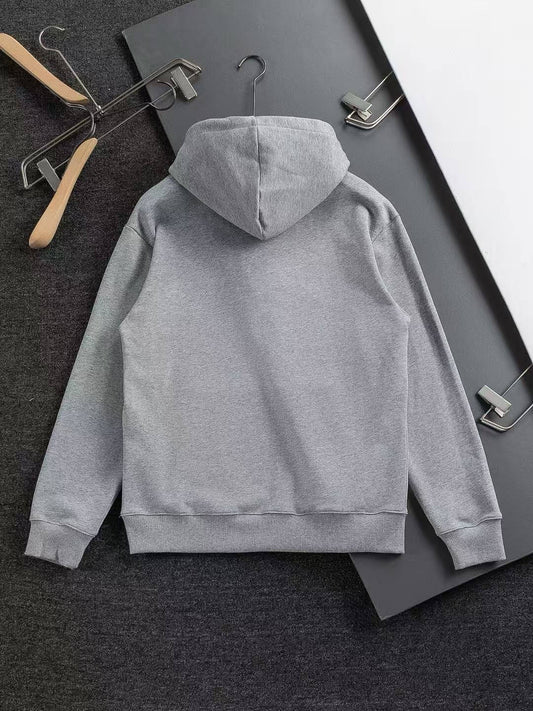 Classic Letter Embroidered Hoodie
