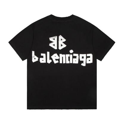 T-shirt à poignets bruts