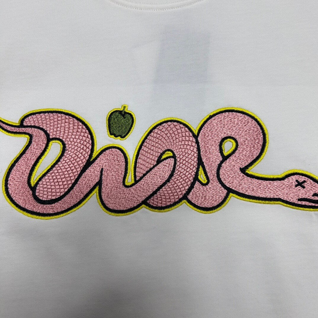 T-shirt brodé serpent 2025