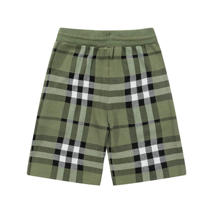 Short en tricot rayé