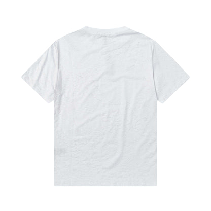 T-shirt jacquard à imprimé intégral