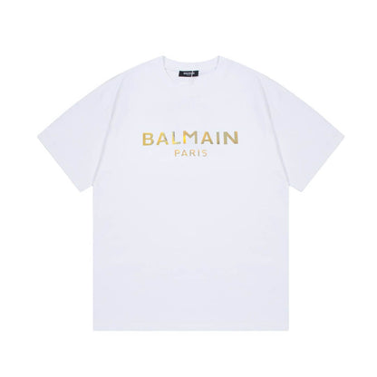 T-shirt imprimé lettre en aluminium