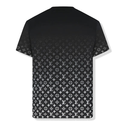 T-SHIRT MONOGRAMME DÉGRADÉ NOIR BLANC 