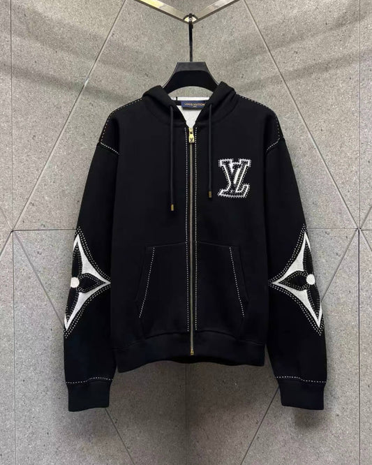 Veste zippée en tricot