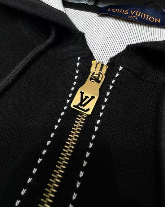 Veste zippée en tricot
