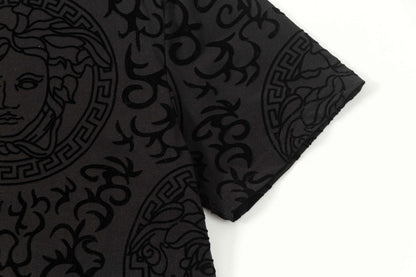 T-shirt jacquard à imprimé intégral