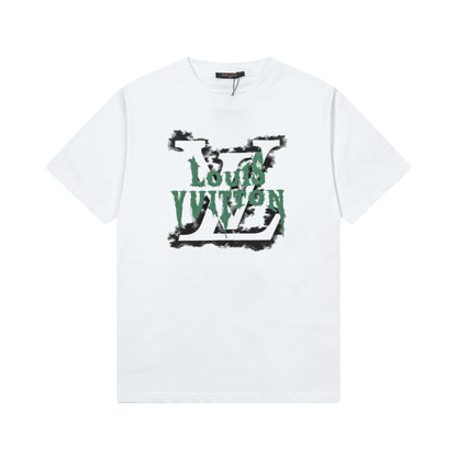 T-shirt imprimé lettres colorées