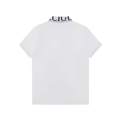 Polo à encolure avec lettres