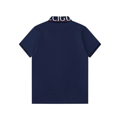 Polo à encolure avec lettres