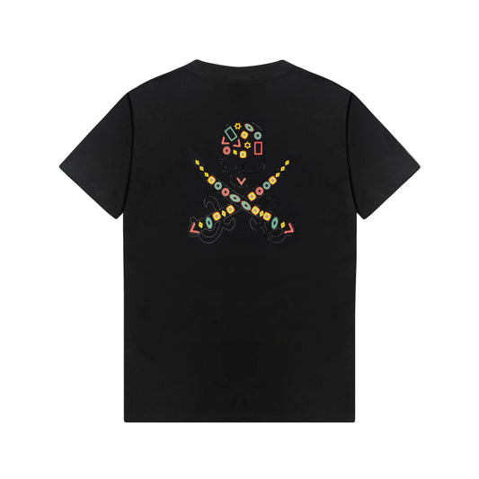 T-shirt imprimé tête de mort