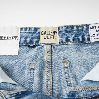 Graffiti Splash Paint Washed Denim Pants