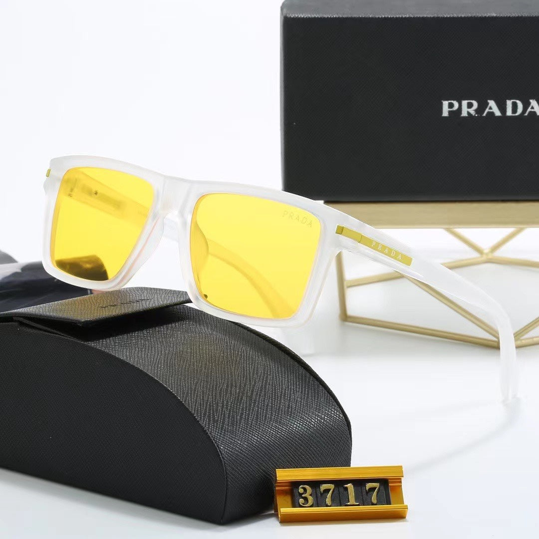 Retro-Sonnenbrille mit quadratischem Rahmen
