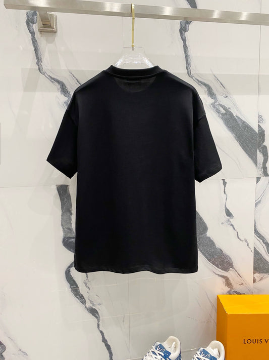 T-shirt imprimé lettre Double Shadow
