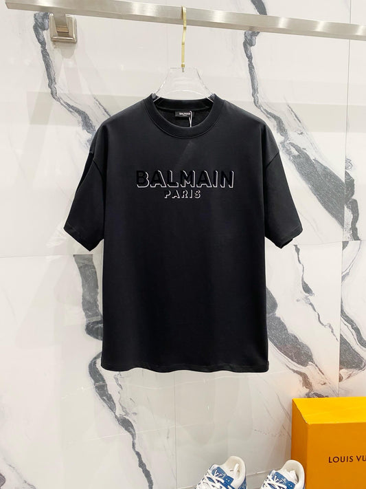 T-shirt imprimé lettre Double Shadow