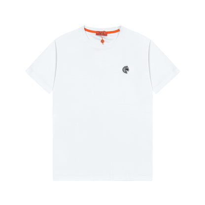 T-shirt brodé double face avec serviette