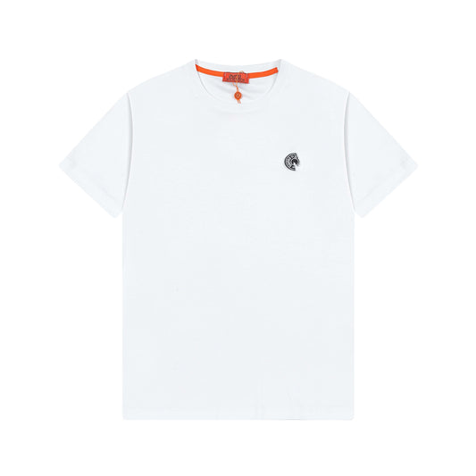 T-shirt brodé double face avec serviette