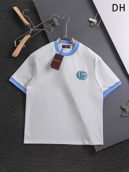 T-shirt brodé Double G sur la poitrine