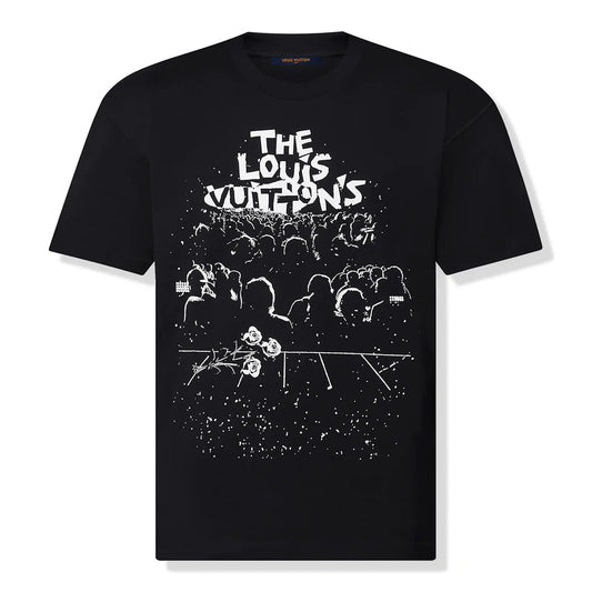 T-SHIRT noir imprimé CONCERT 